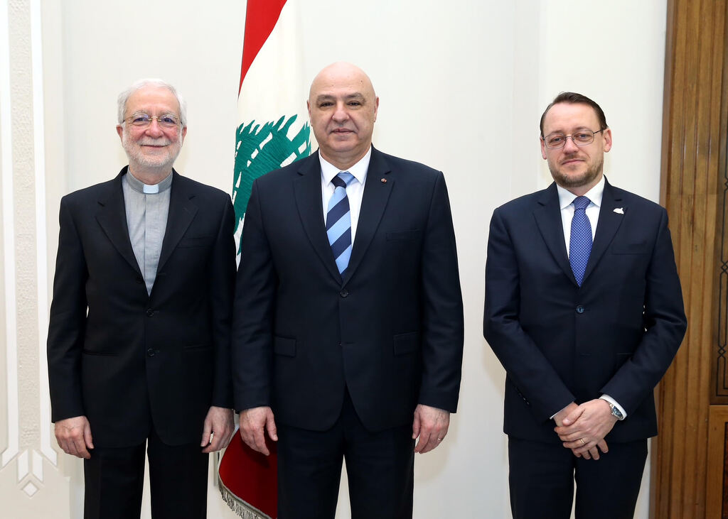 A Beyrouth, une délégation de la Communauté de Sant'Egidio rencontre le Président de la République libanaise nouvellement élu, Joseph Aoun